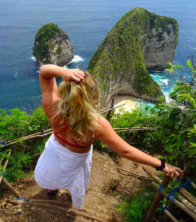 Pantai Kelingking Pulau Nusa Penida Bali Indonesia Wisata